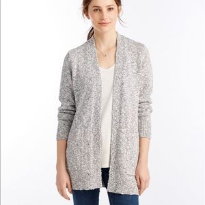 L.L. Bean Cotton Ragg Long Cardigan